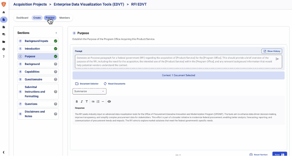 sample workflow